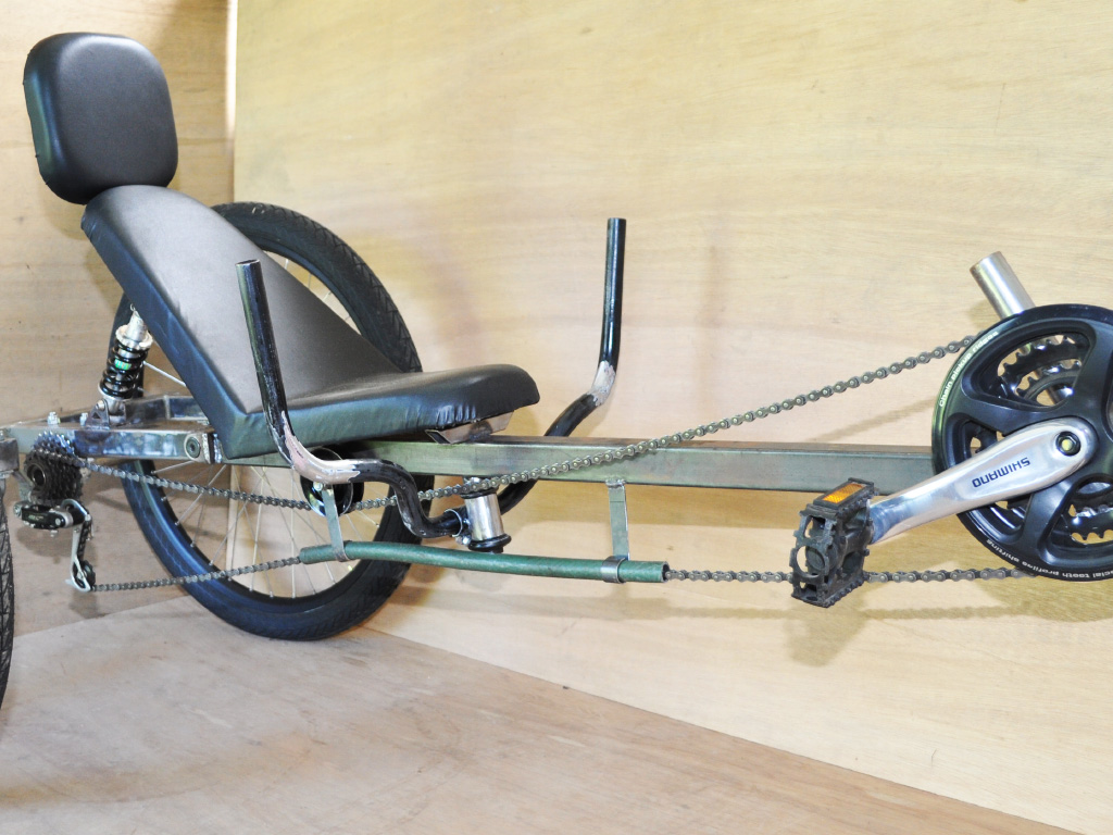 TimberWolf Recumbent Trike - chain guide pulley